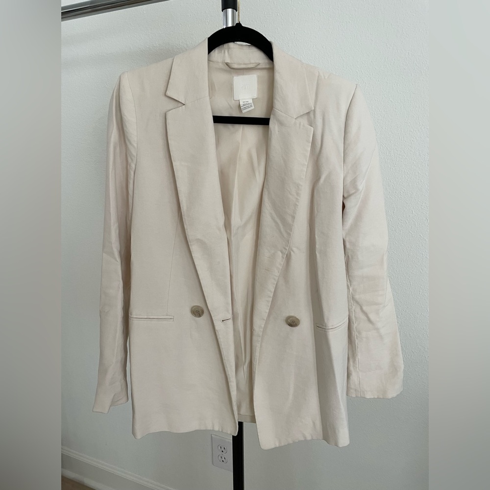 Cream blazer
